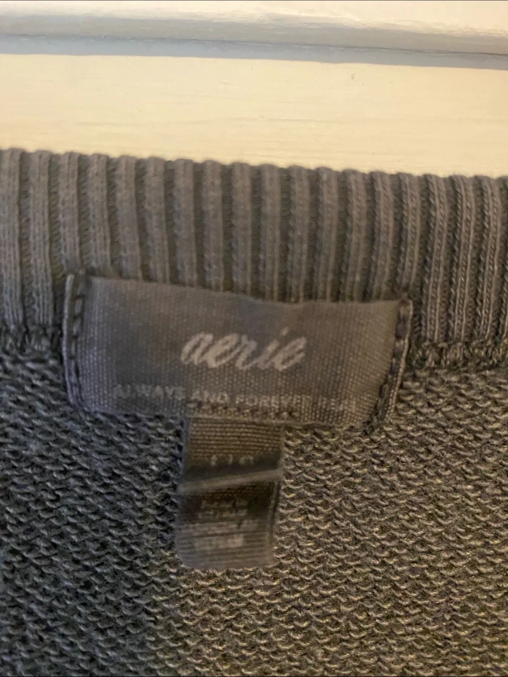 aerie Smoked Gray Seams Right Top and Feeling Femme Mini Skirt Set NWOT - Large